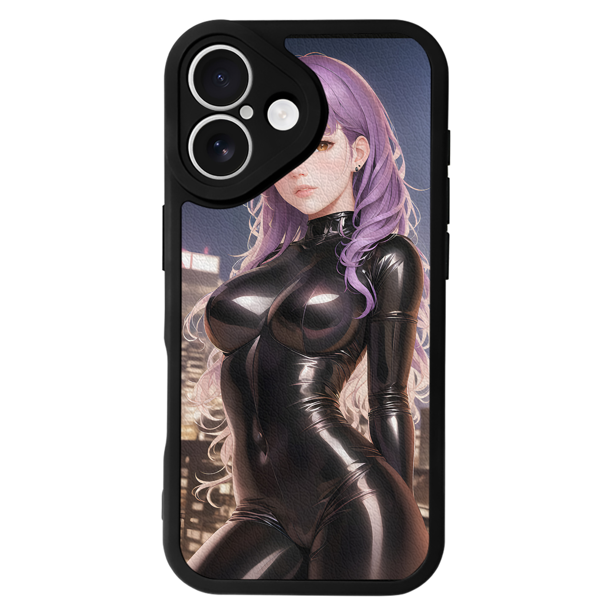 （画像用） EVA 新世紀エヴァンゲリオン 【iPhone 16シリーズ対応】シリコンスマホケース（レザー調） 材質：シリコン